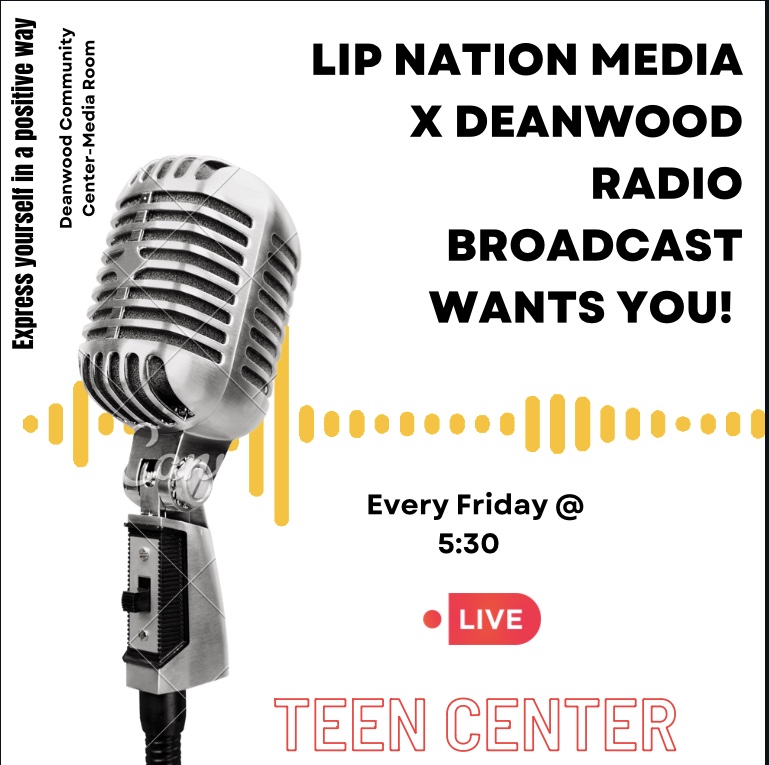 DPR Teens
DC
Teen 
Youth
Programs
Deanwood Broadcast Radio